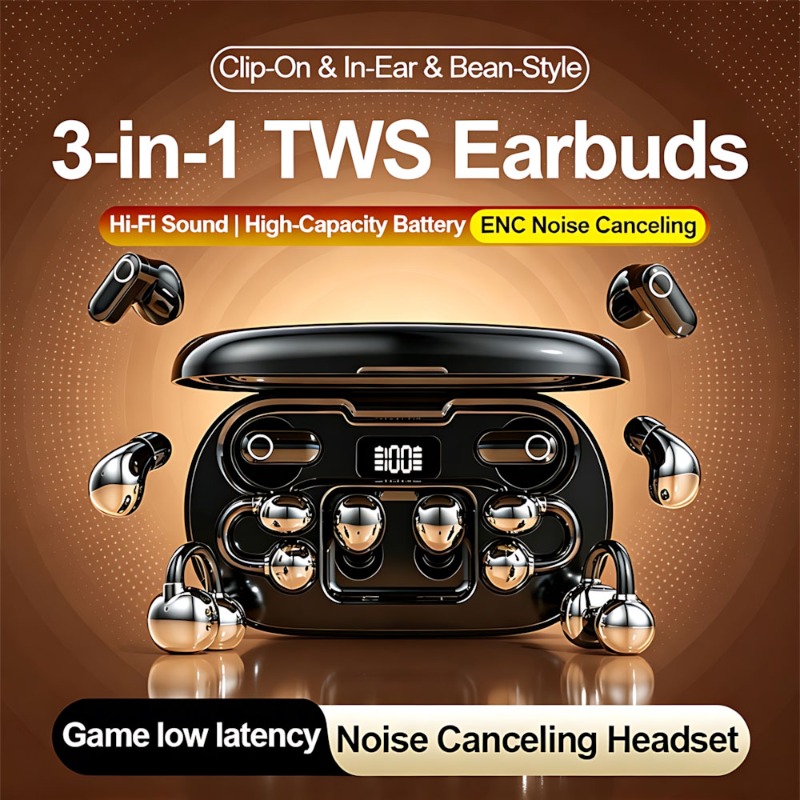 Phone Accessories Amazon - Nuovo Auricolare Bluetooth Wireless 3 in